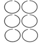 Solid Spare 3 Namura .020 Over Bore Piston Ring Kits for Polaris 750 SL, SLT 1993-95 70.25mm