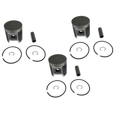 3 SPI .020 Over Bore Piston Kits for Polaris Indy XLT 580 64.5mm 1992-1994