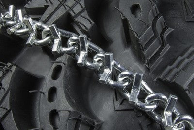 Solid Spare Pair of REAR ATV Tire Chains fits Polaris Scrambler 500 2x4 & 4x4 1997-2012