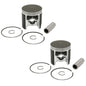 Solid Spare 2 SPI .020 Over Bore Piston Kits for Yamaha SRV 540 SR-V fits 1980-1991 73.5mm