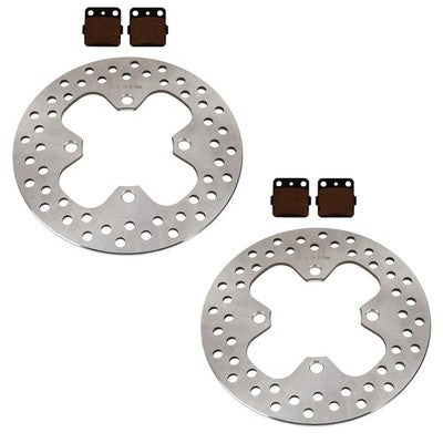 Solid Spare Front Brake Rotors & Semi-Metallic Pads for Honda Foreman 500 & 520 2014-2025
