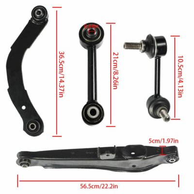 Solid Spare Fit For Jeep Dodge Series Suspension Control Lateral Toe Arms Sway Bars Kit 8Pcs