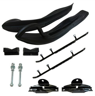 Solid Spare Exo-S Touring Skis Mount Kit & 6" Carbides for Yamaha 2014-2017 Viper Sidewinder