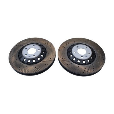 2X Disc Brake Rotors & Pads Set 375mm Front Left & Right For 2019-2021 Audi A8