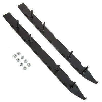 Solid Spare Bottom Line 4" DUAL Runner Carbides for Yamaha many 2001-2022 Snowmobiles