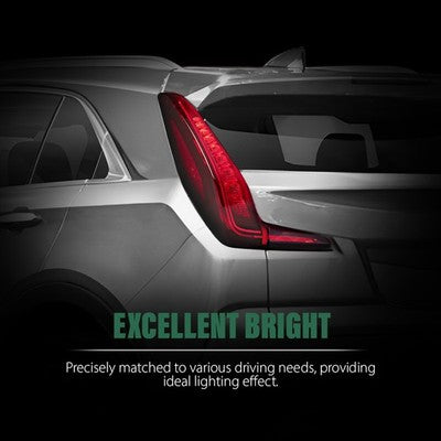 Solid Spare LED Tail Light Assembly Fit For 2019-2024 Cadillac XT4 Brake Lamp Left Side