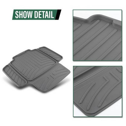 Solid Spare TPE Car Seat Protector | Waterproof, Anti-Slip for Baby & Child Seats Gray