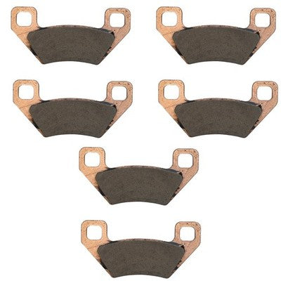 Solid Spare Front & Rear Severe Duty Brake Pads for Arctic Cat 350 4x4 Auto fits 2010-2011