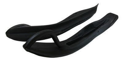 Exo-S Blow Molded Plastic Touring Skis PAIR for Trail Riding Black 5 x 39