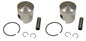 Solid Spare 2 SPI Piston Kits for Polaris 440 XCF TranSport Indy Trail .030 Over Bore 68.5mm