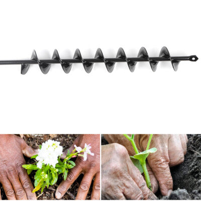 Solid Spare 32" X 2" Extended Length Garden Auger Drill Bit for Planting Bulb & Bedding Plan