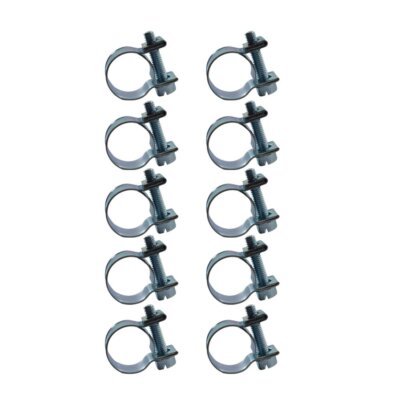 Solid Spare 5/16"13mm-15mmFUEL INJECTION HOSE CLAMP / AUTO Fuel clamps 10Pcs
