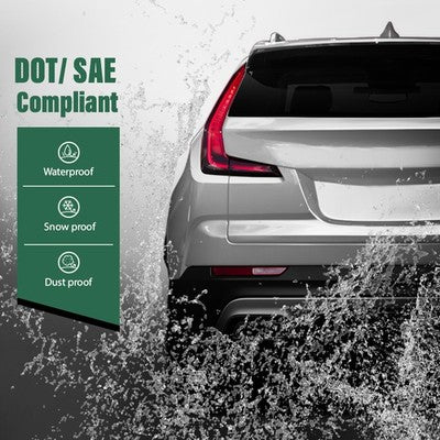 Solid Spare LED Tail Light Assembly Fit For 2019-2024 Cadillac XT4 Brake Lamp Left Side