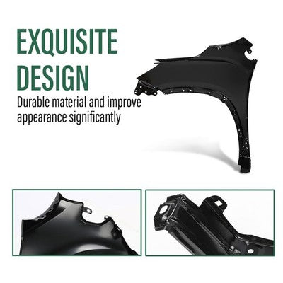 Solid Spare Fender Front Right Side Fit For 2017-2022 Chevrolet Trax GM1241403 42334474