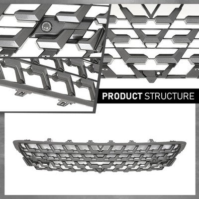Solid Spare Fit For 2020-2023 Lexus GX460 Front Bumper Lower Grille 5311260340 LX1036139