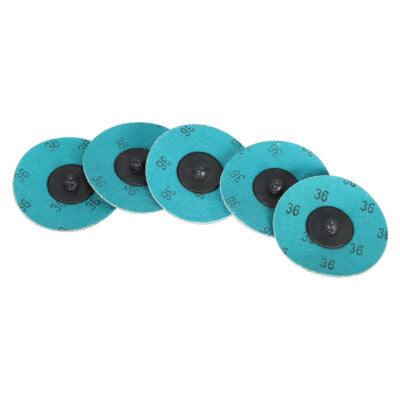 Solid Spare 25PCS 3 inch 36 Grit Aluminum Oxide Roll Lock Die Grinder Sanding Grinding Disc