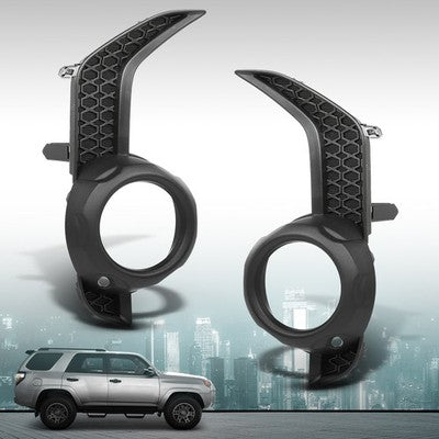 Solid Spare Fog Light Bezel Lamp Trim Left+Right Side Fit For 2014-2020 Toyota 4Runner