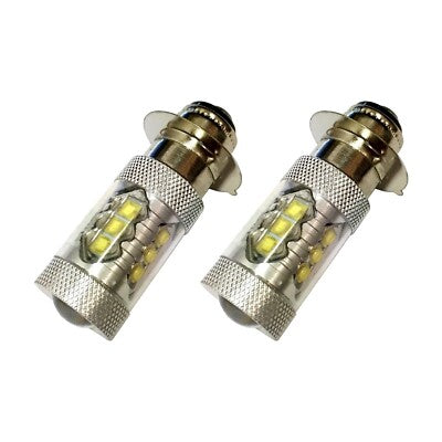 Yamaha Super White LED Headlights Bulbs 80W Upgrade 2 Pack