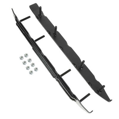 Solid Spare Bottom Line 6" DUAL Runner Carbides for Arctic Cat most 1996-2008 w/Plastic Skis
