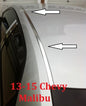 For 2013-2015 CHEVY MALIBU CHROME ROOF TOP TRIM MOLDING KIT
