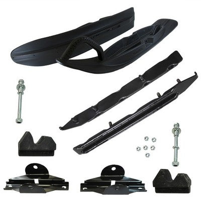 Solid Spare Exo-S All-Terrain Skis, Mount Kit & 6" Dual Carbides for Yamaha Many 2007-2017