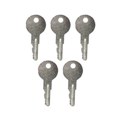 Solid Spare (5) Ignition Key For Ford New Holland Yale Lull Skid Steer Forklift 556 642628