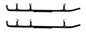 Solid Spare Bottom Line 4" Carbides many 2007-2009 fits Polaris with Blow Molded Skis