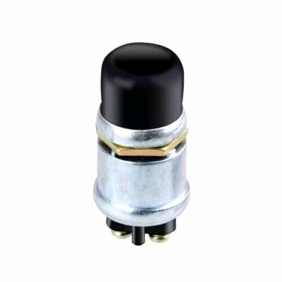 Golf Cart 12V Horn Switch Button w/ Cover Floor Mount For Club Car, EZGO, Yamaha