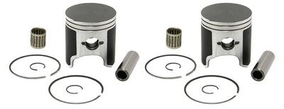 2 SPI Piston Kits & Bearings for Arctic Cat 1996-2001 ZR440 Standard Bore 66.5mm