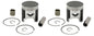 2 SPI Piston Kits & Bearings for Arctic Cat 1996-2001 ZR440 Standard Bore 66.5mm