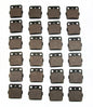 12 Pairs of Brake Pads for Yamaha 660 Raptor 250 350 Warrior Wolverine Banshee