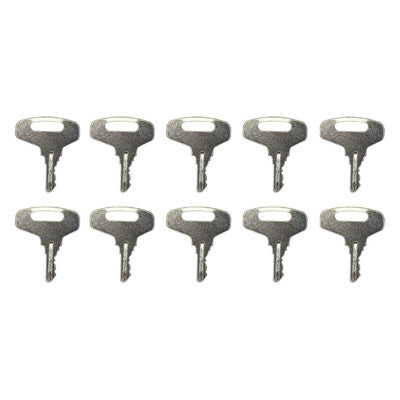 Solid Spare (10) Ignition Key For Kubota B & GL Series Tractor Generator 55240 87866