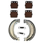 Solid Spare Front Brake Pads & Rear Brake Shoes for Honda TRX250EX & TRX250X Sportrax