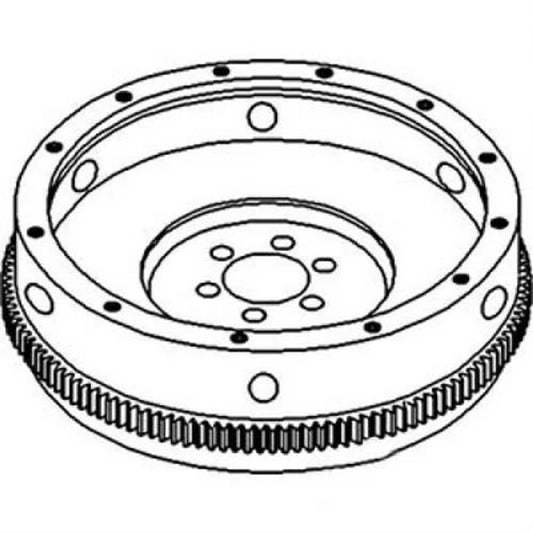 Solid Spare Flywheel With Ring Gear fits International 656 666 686 396420R91