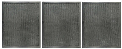 Solid Spare (3) Replacement Range Hood Ducted Grease Filters for 99010299 Fits Broan Models