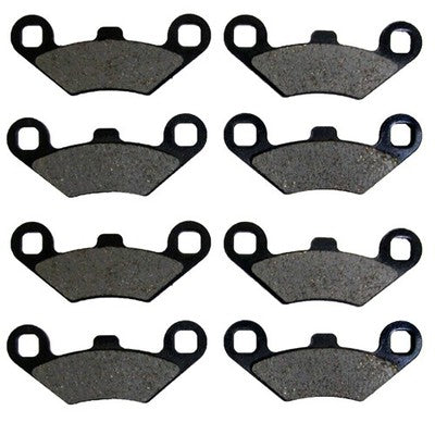 Solid Spare Front & Rear Brake Pads fits Polaris Sportsman Touring 800 EFI 2008 2009