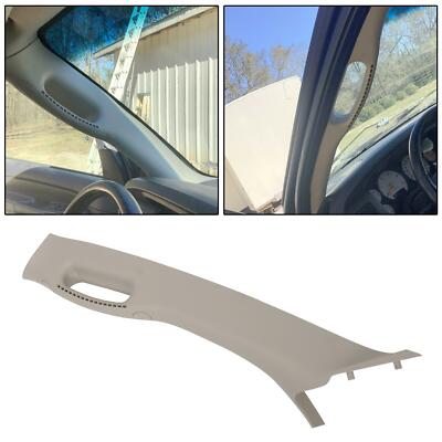 Solid Spare A Pillar Trim Panel w/Pull Grab Handle Left Driver Side for 02 2006-10 Dodge Ram