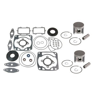 2 Piston Kits & Complete Gasket Set fits Arctic Cat 2007-2011 1000 Snow STD Bore