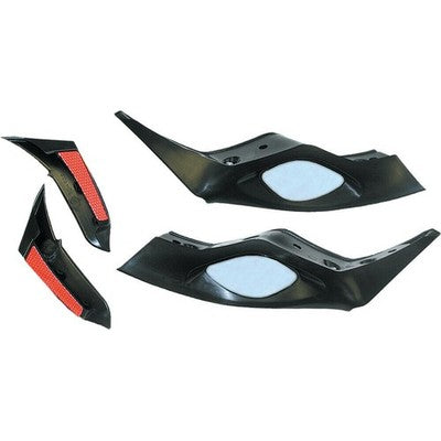 Solid Spare SPI Custom Touring Mirror Kit for Yamaha RX-1 Snowmobiles fits 2004-2005 Models