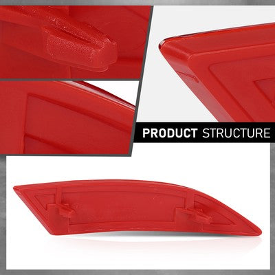 Solid Spare Fit For 2012-2018 Ford Focus Sedan Rear Bumper Reflector Left Side FO1184101