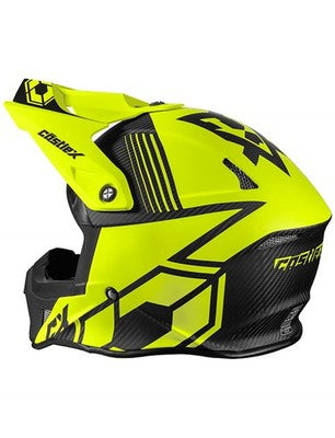 Adult Castle X MX Helmet Off Road ATV UTV CX100 CARBON WARP DOT Approved - 2XL