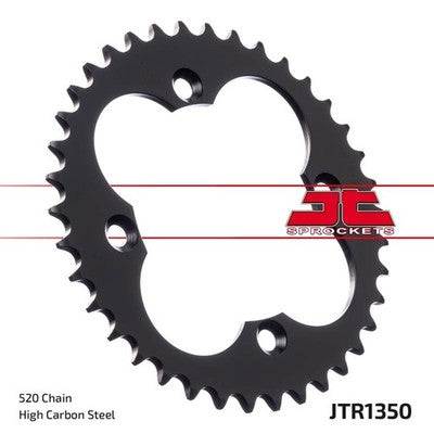 Solid Spare JT Sprockets 38 Tooth Rear Steel Sprocket for Honda TRX250R FourTrax 250R