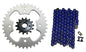 Solid Spare Blue 520x94 Drive Chain & 14/37 Sprockets for Polaris Predator 500 2003-2004