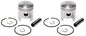 Solid Spare 2 SPI Stock Bore Piston Kits for Yamaha 1973 GP338 1974 SL338 1976-77 GS340 60mm