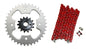 Solid Spare Red 520x92 Drive Chain & 14/38 Sprockets for Polaris Predator 500 2005 2006 2007