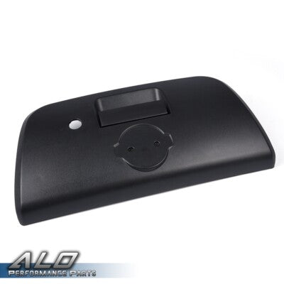 Solid Spare Tailgate Rear Handle W/ Bezel & Keyhole Textured Black Fit For 01-04 Frontier