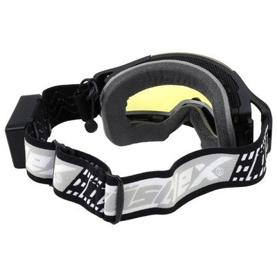 Castle X Adult COIL Heated Goggle Kit Snow Goggles with Carry Case White/Gray