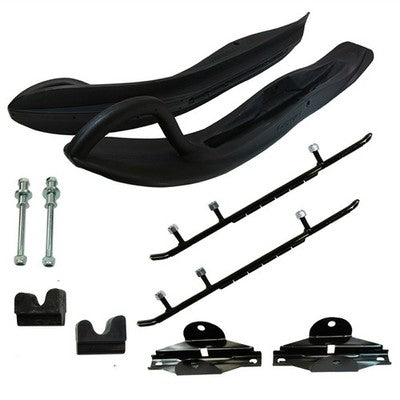 Solid Spare Exo-S Touring Skis Mount Kit & 6" Carbides for Arctic Cat Some 2010-2017 Models
