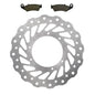 Solid Spare Front Brake Rotor & Semi-Metallic Brake Pads for Honda CR125R & CR250R 1995-2007