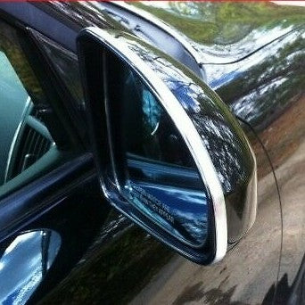UNIVERSAL CHROME SIDE MIRROR TRIM ACCENT MOLDING EDGE ALL MODELS